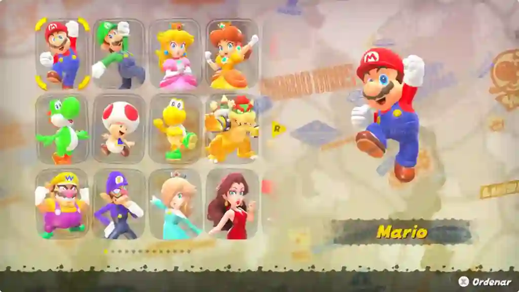 Mario en Mario Kart World