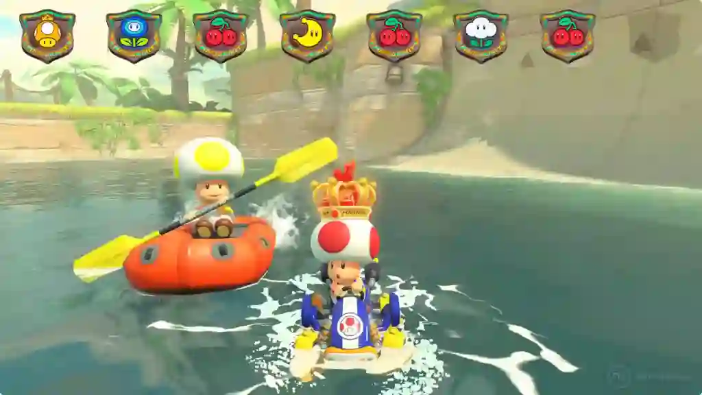 Toad en Mario Kart World