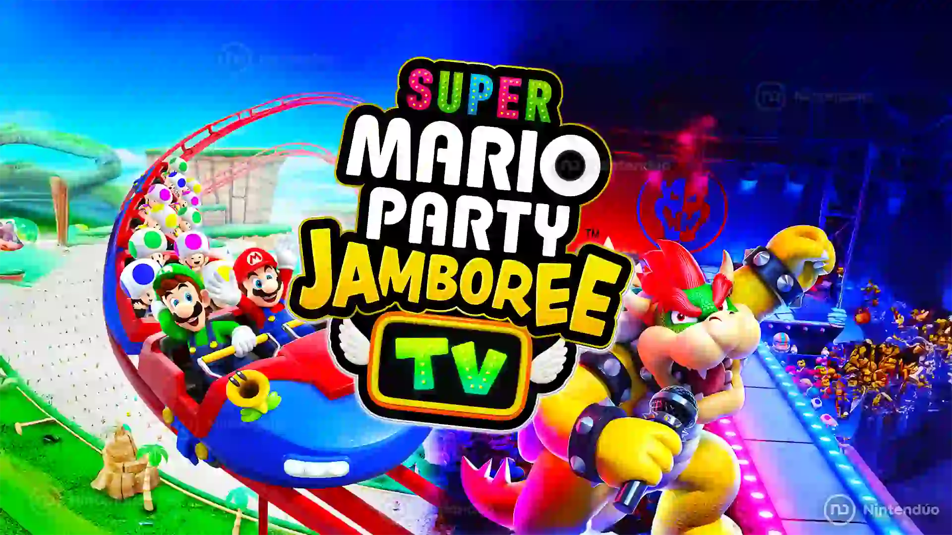 Arte principal de Super Mario Party Jamboree TV.