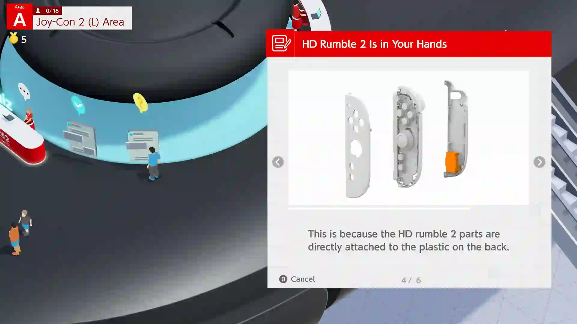 Nintendo Switch 2 Welcome Tour - JoyCon Izquierdo Zoom