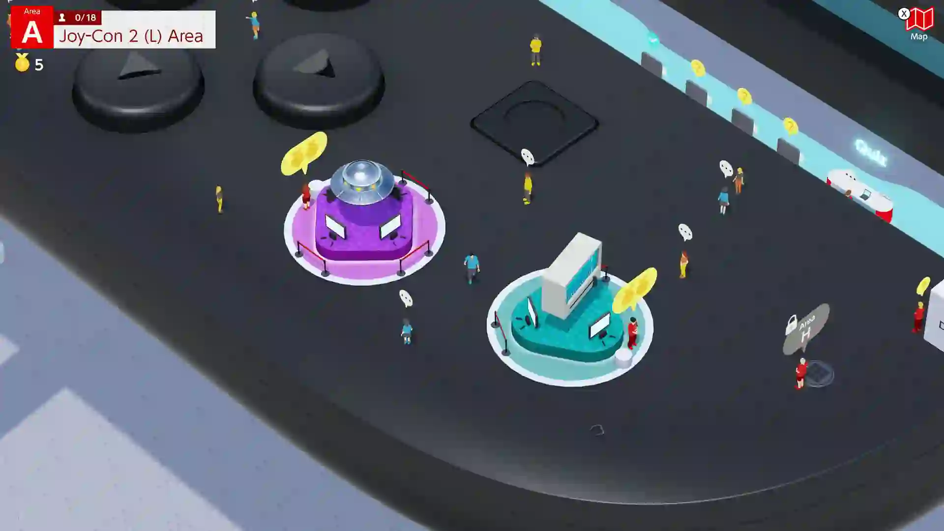 Nintendo Switch 2 Welcome Tour - JoyCon Izquierdo Bordes