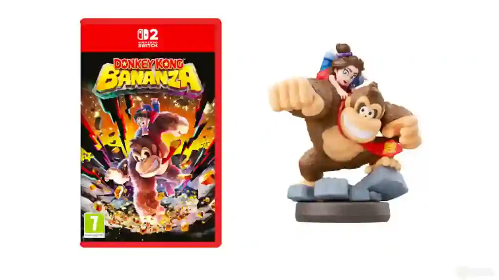 Pack Donkey Kong Bananza con Amiibo