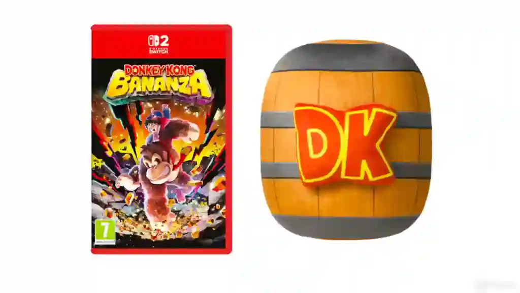 Pack Donkey Kong Bananza con Cojín