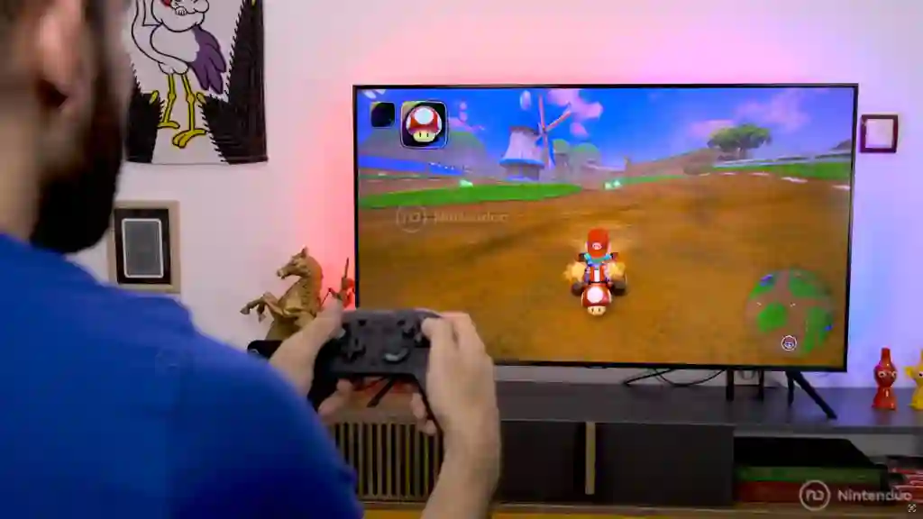 Nintendo Switch 2 Modo TV con Mario Kart World