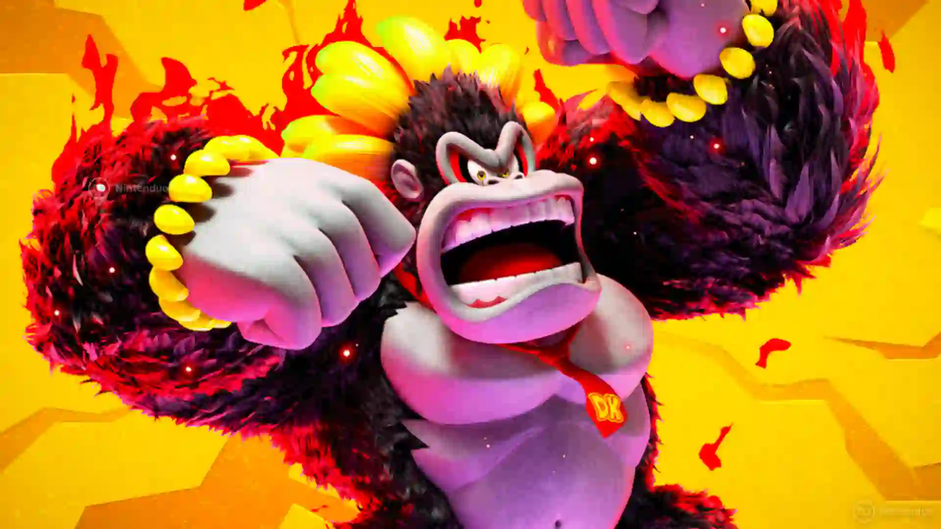 Donkey Kong Bananza Enfadado