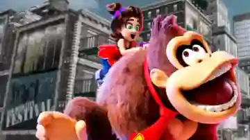 Un diálogo secreto de Donkey Kong Bananza confirma su conexión con Super Mario Odyssey