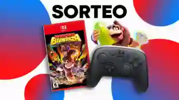 ¡Sorteo de un pack de Donkey Kong Bananza + Mando Pro de Switch 2!