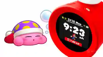 Nintendo Alarmo anuncia una nueva actualización con alarmas de Kirby