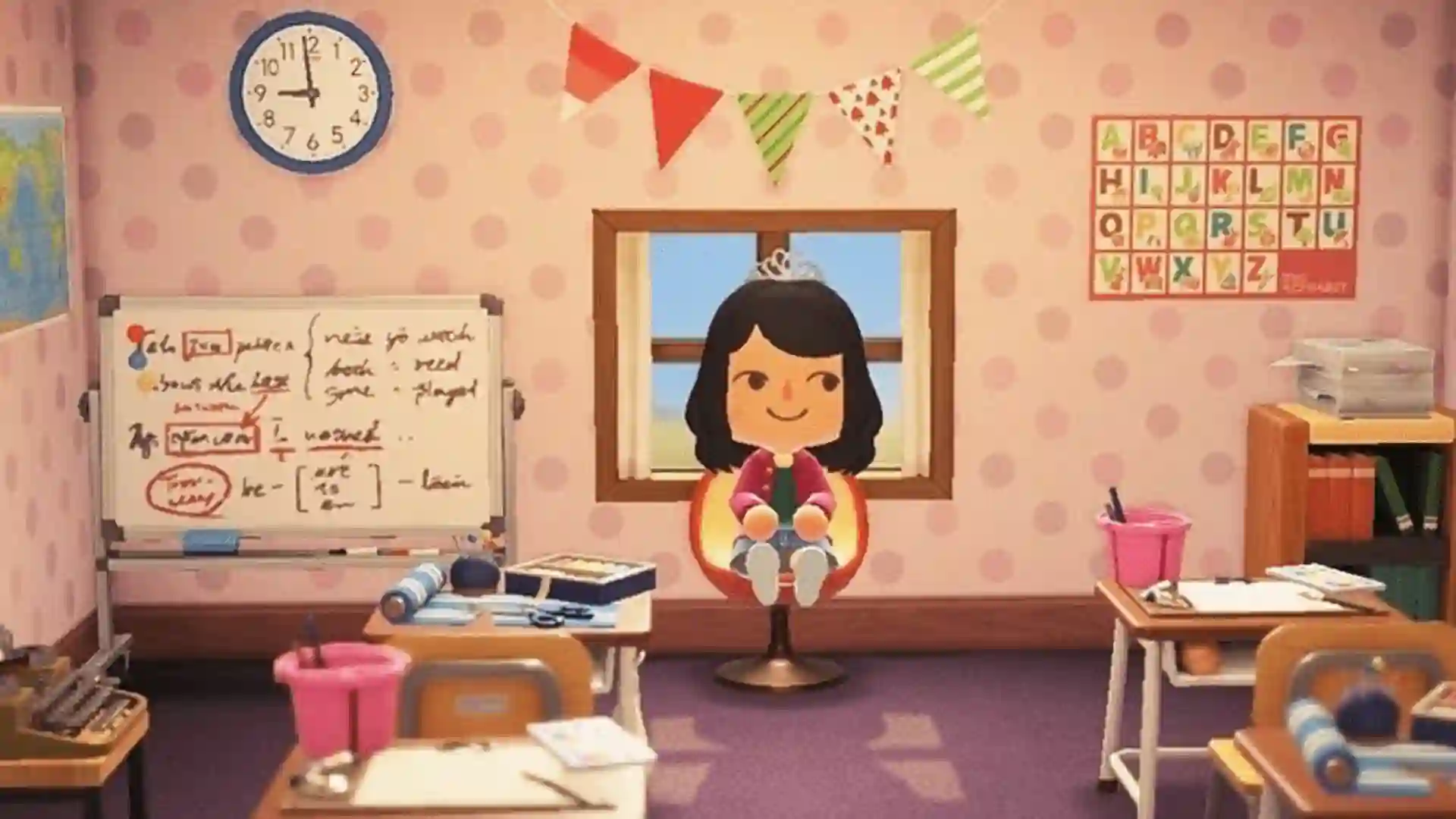 La vuelta al cole es más fácil con una clase de Animal Crossing como la de este jardín de infancia