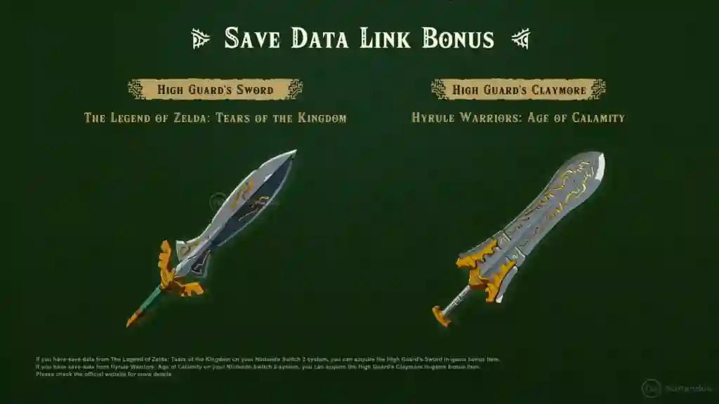 Bonus Zelda Hyrule Warriors Era Cataclismo