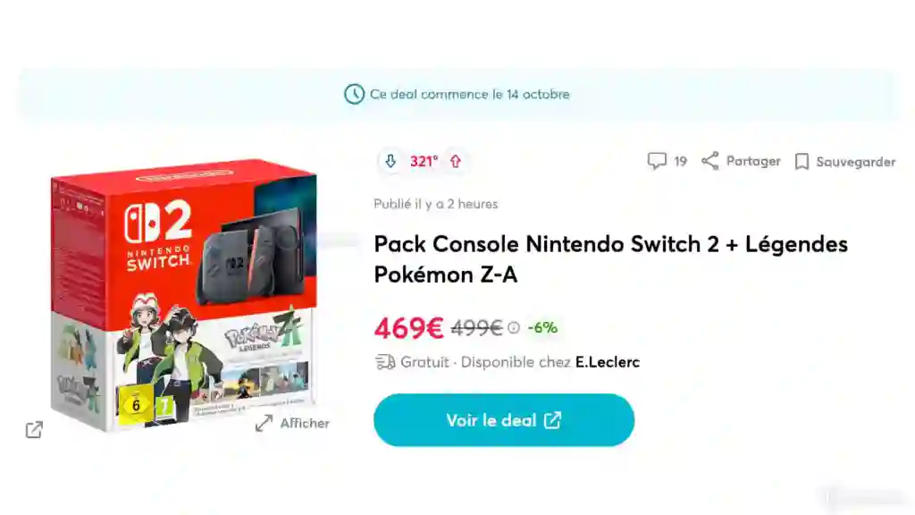 Pack Leyendas Pokemon ZA Baja Precio