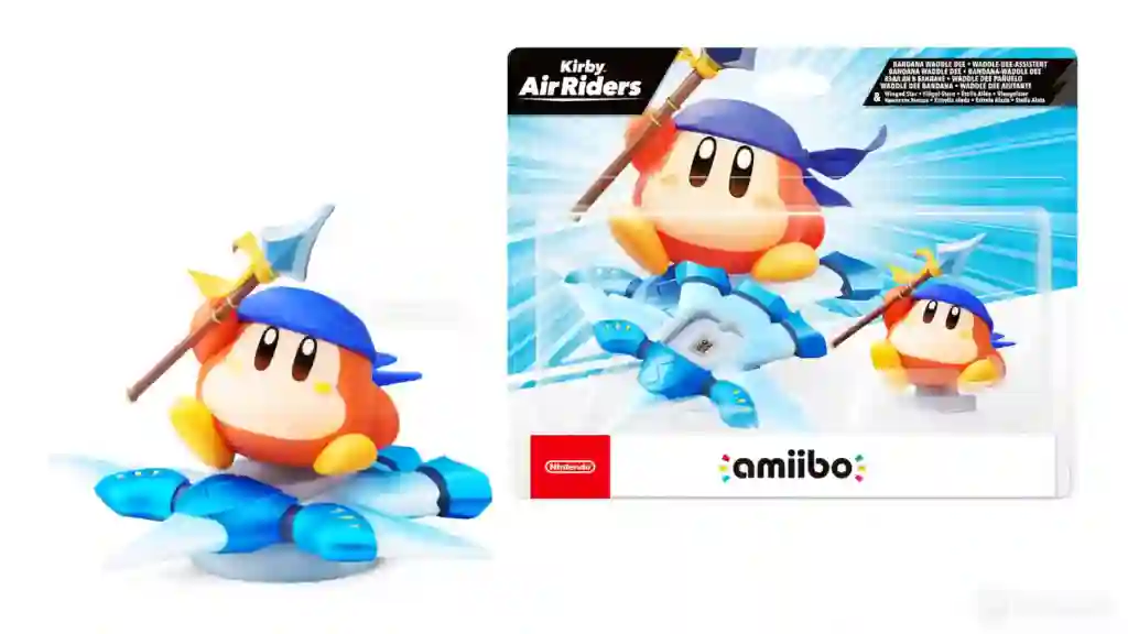 Figura amiibo de Waddle Dee pañuelo y estrella alada