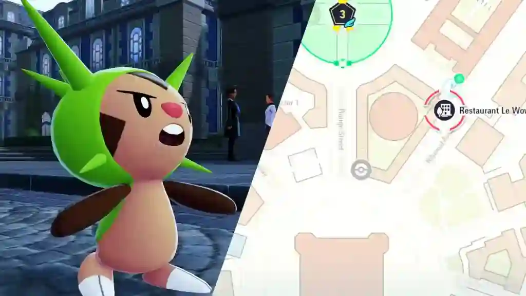 Ubicación Chespin Leyendas Pokemon ZA Mapa