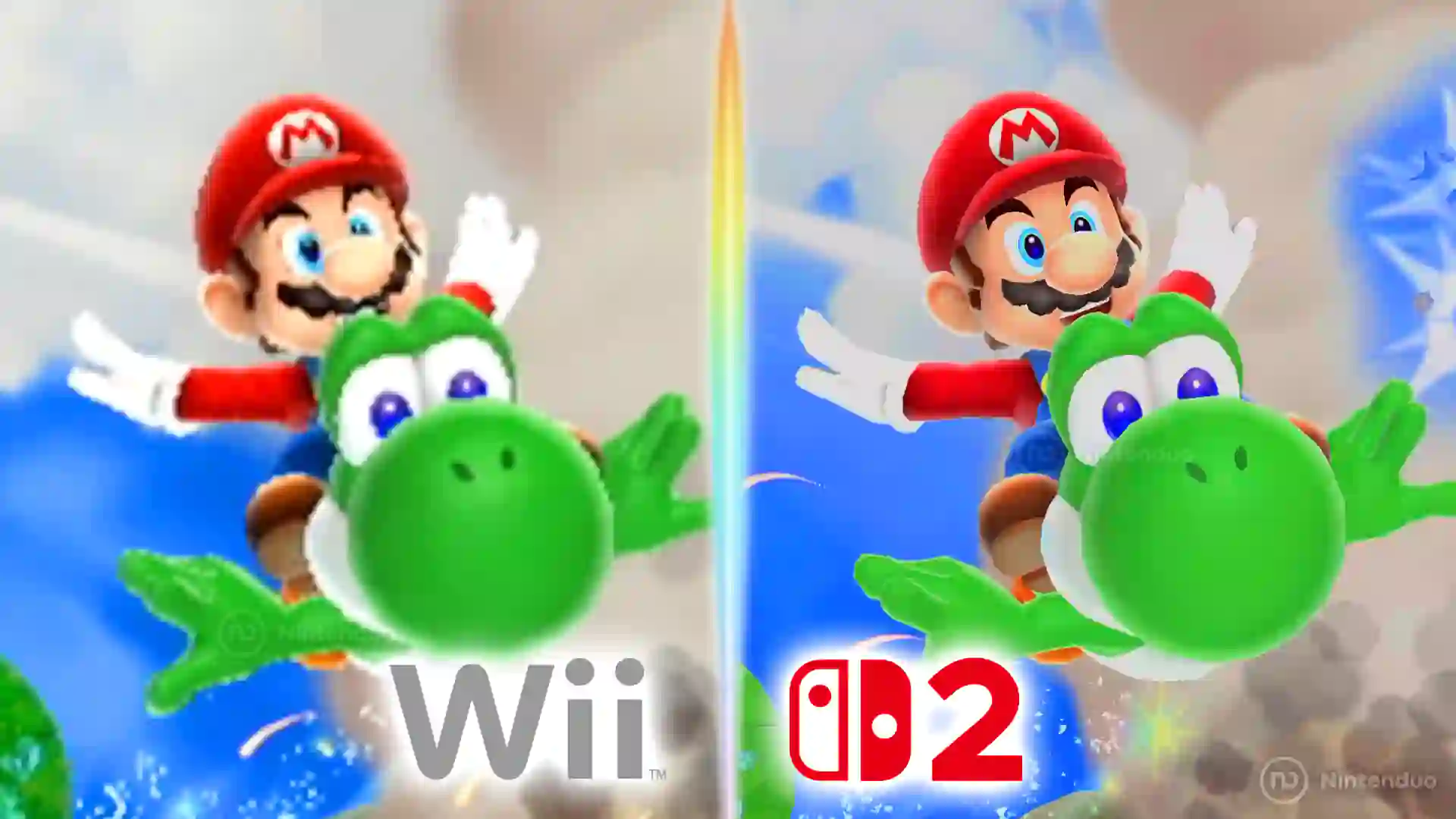 Comparativa Super Mario Galaxy Switch 2