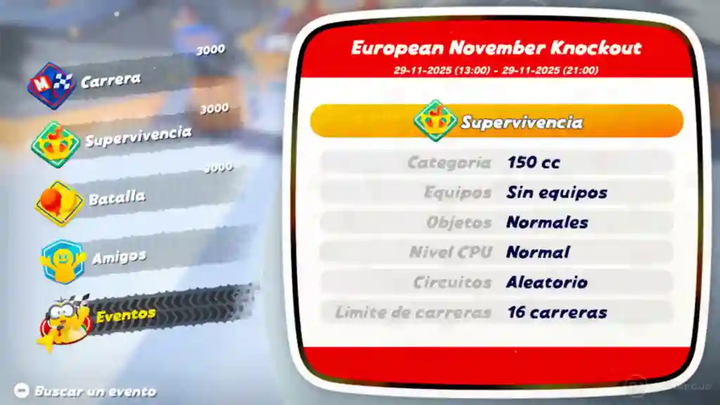 Evento Mario Kart World