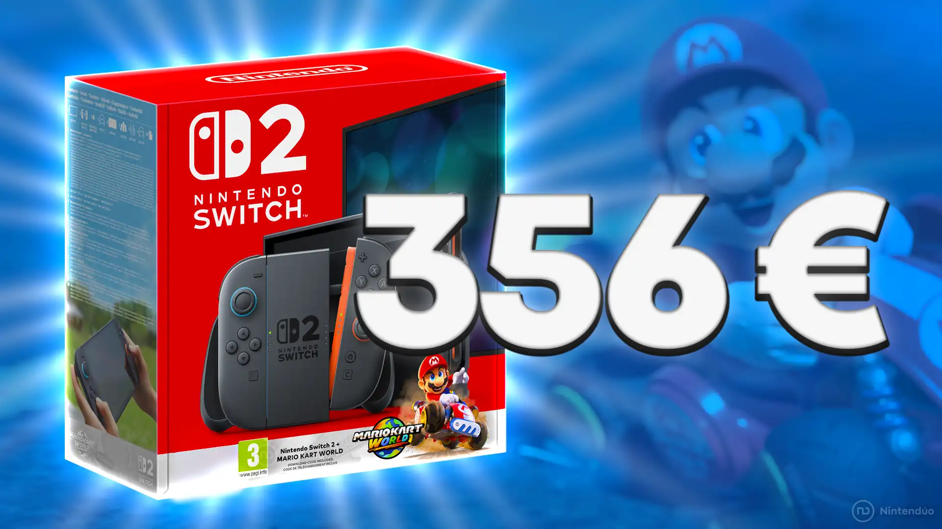 Llévate el pack de Switch 2 con Mario Kart World por solo 356 € con este ofertón del Black Friday