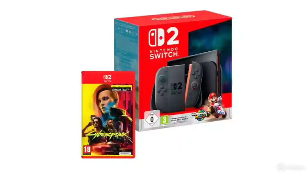Pack Switch 2 Mario Kart World Cyberpunk 2077