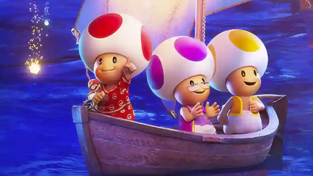 Poster Toad fan Super Mario Galaxy Película