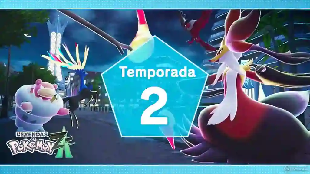 Temporada 2 Leyendas Pokemon ZA
