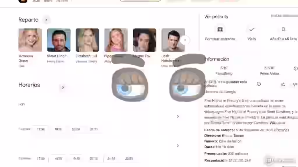 Easter Egg Google FNAF 2