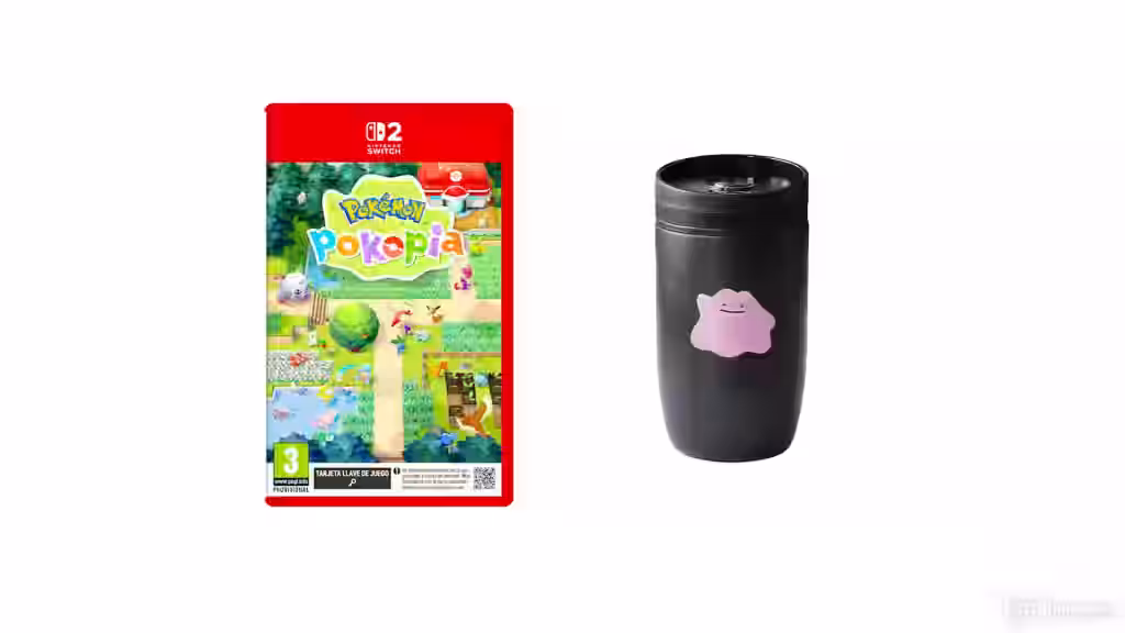 Pack Pokemon Pokopia con Termo de Ditto