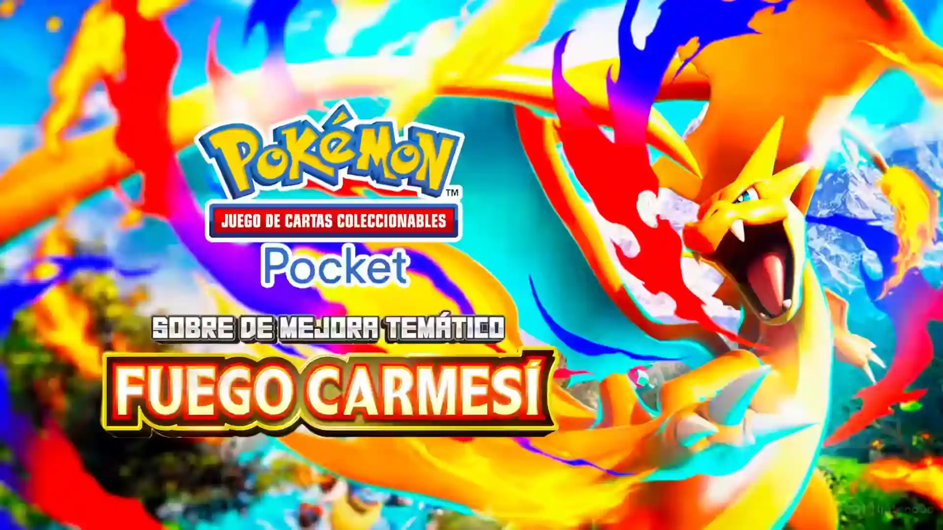 Pokemon TCG Pockex Expansion Fuego Carmesi