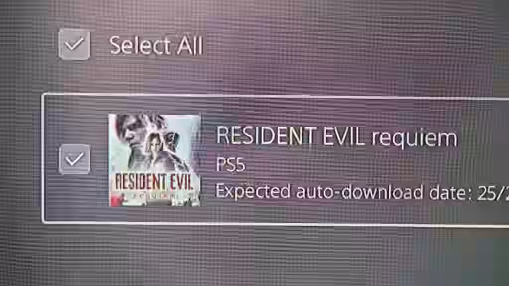 Leon S Kennedy precarga Resident Evil Requie