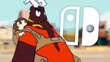 Un demonio y un bebé: así es el shooter más loco que llega a Switch en marzo