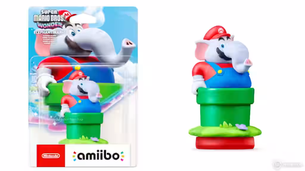 Figura amiibo Mario Elefante