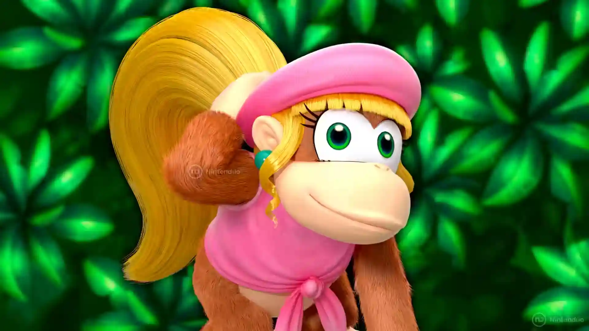 Dixie Kong en Donkey Kong Country Returns HD