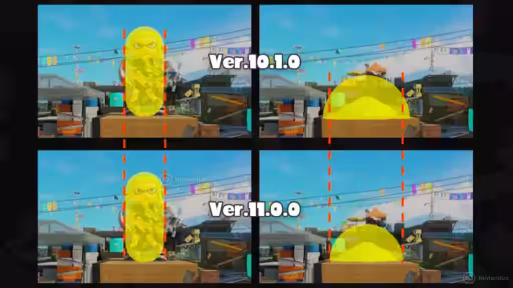 Splatoon 3 hitbox