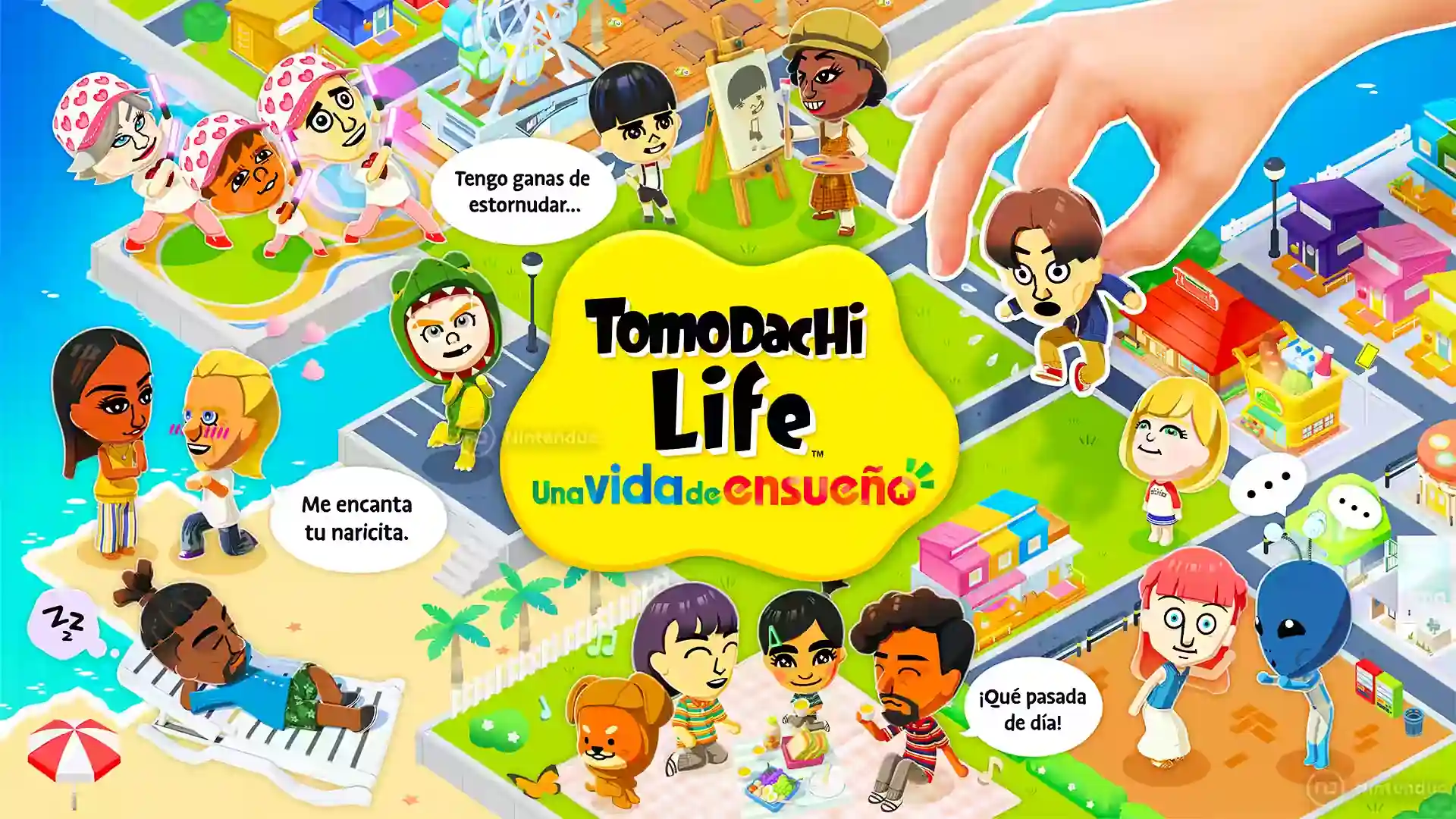 Tomodachi Life Una vida de ensueño Arte principal