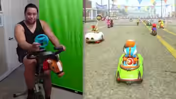 Juega a Mario Kart World con una bicicleta estática con esta brillante app: Joy-Cardio