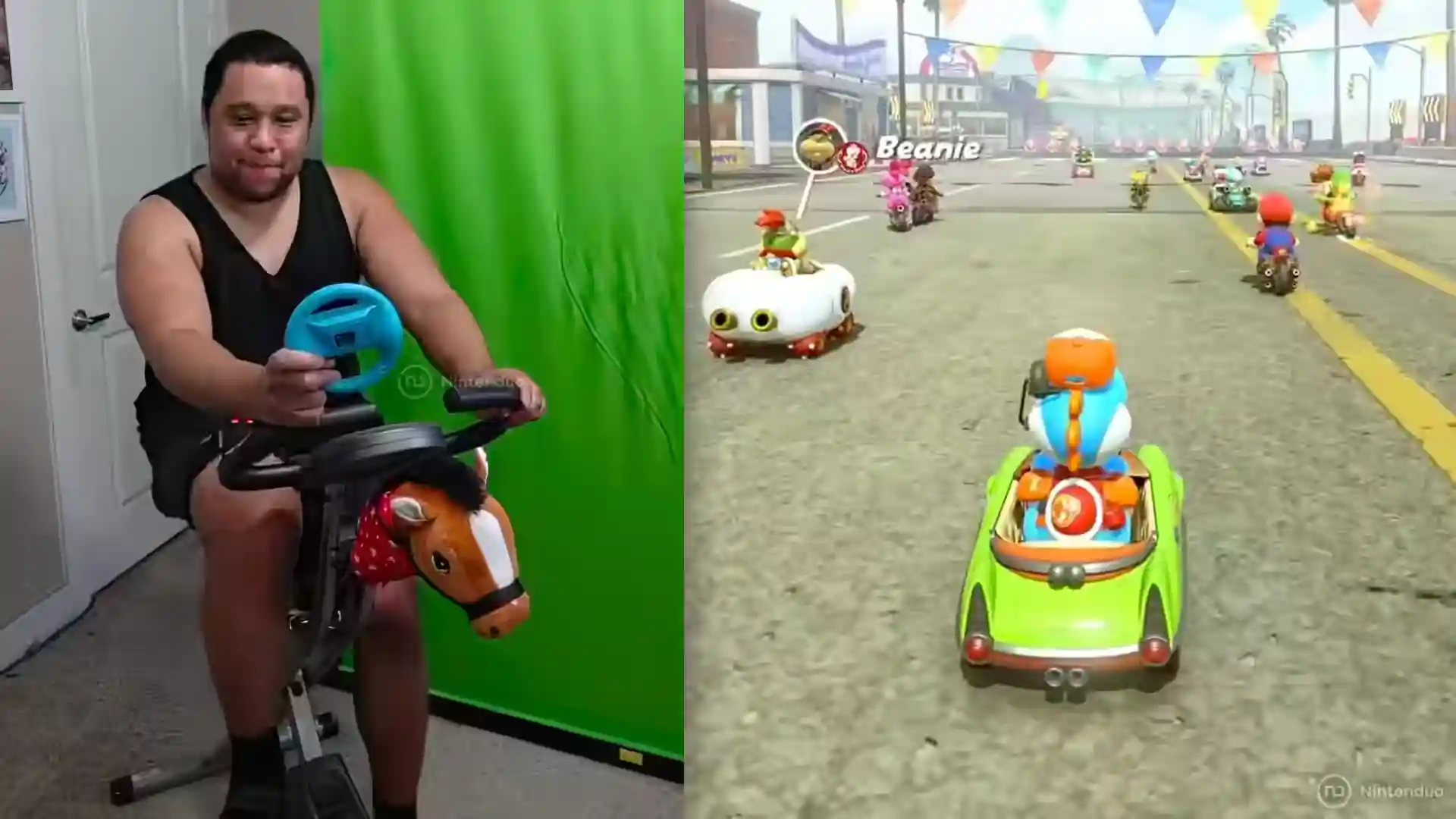 Mario kart World Bicicleta Spinning