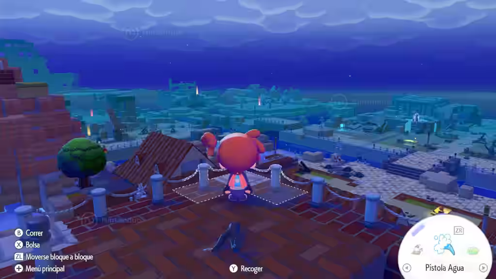 Ditto transformado en niño mirando al horizonte