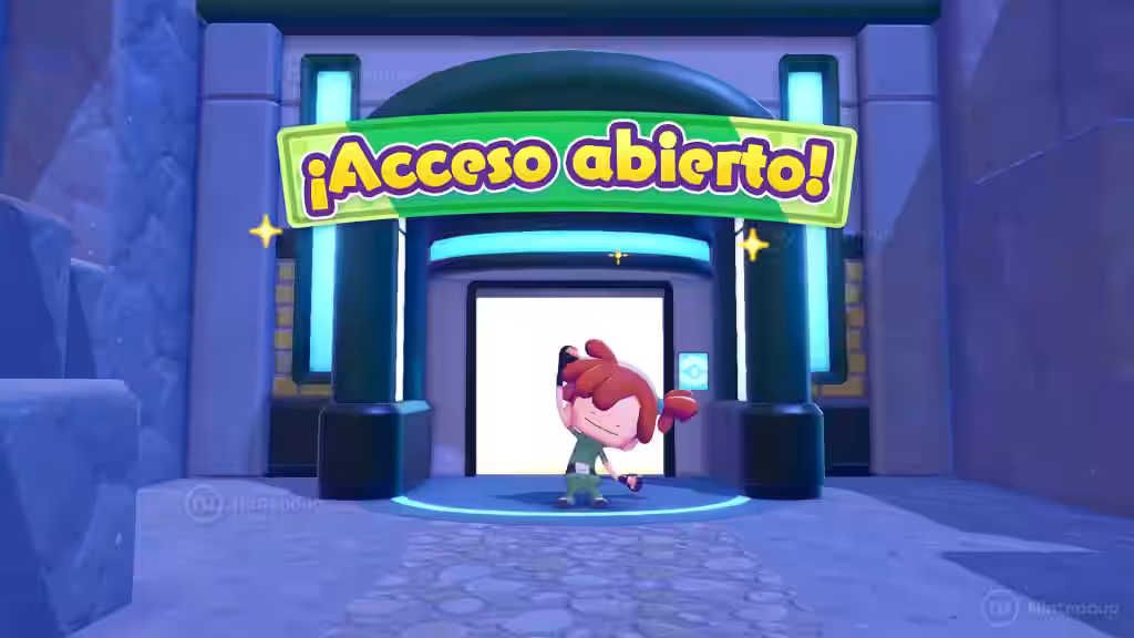 Ditto abriendo un acceso en Pokémon Pokopia