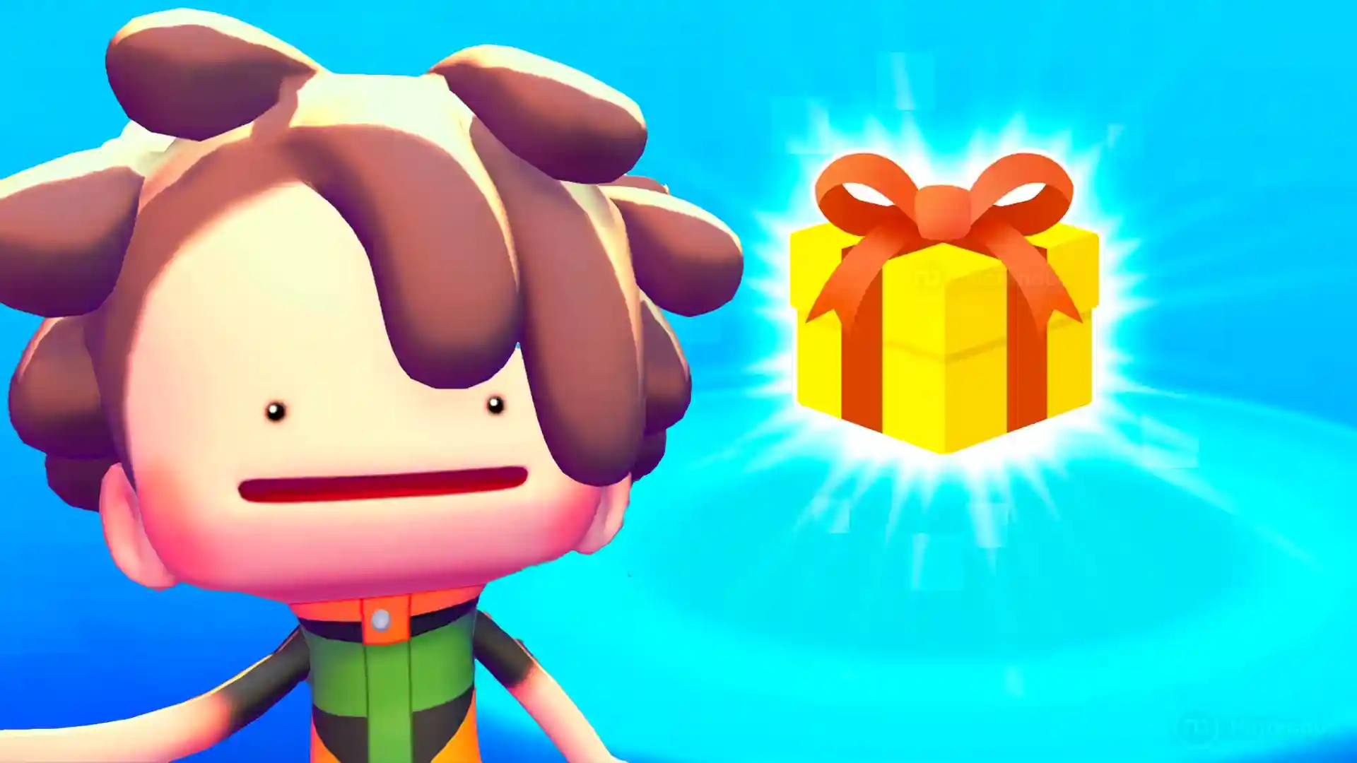 Ditto recibiendo un regalo en Pokémon Pokopia.