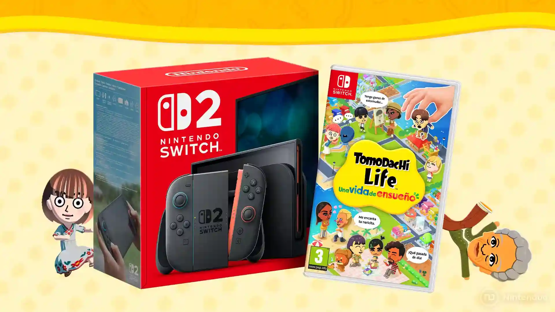 Sorteo Nintendo Switch 2 y Tomodachi Life