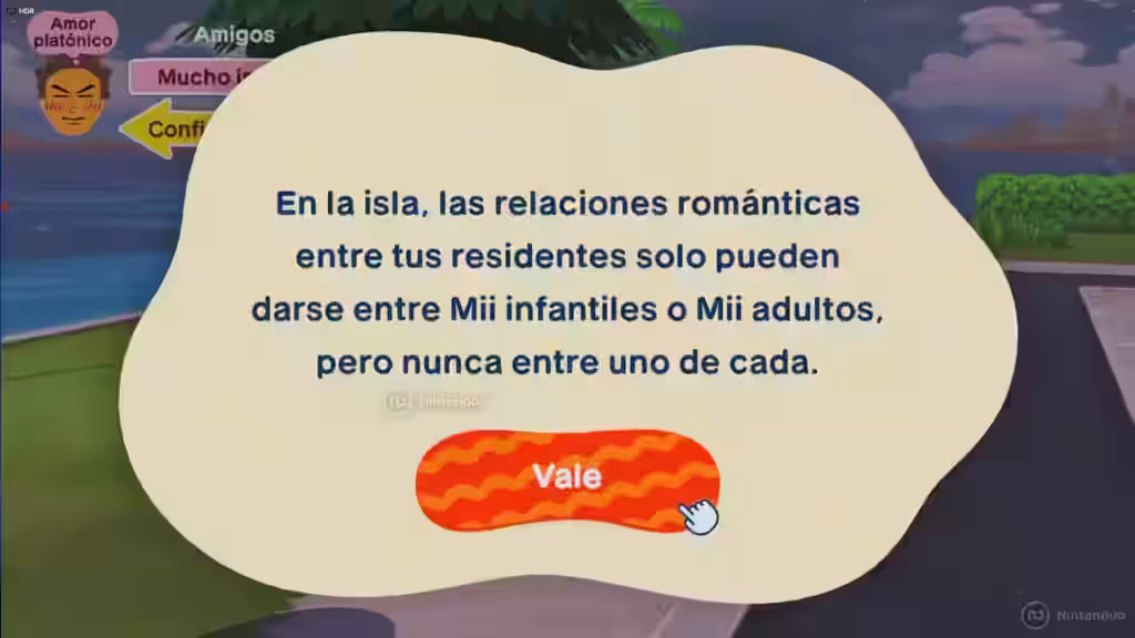 Tomodachi Life relaciones prohibidas