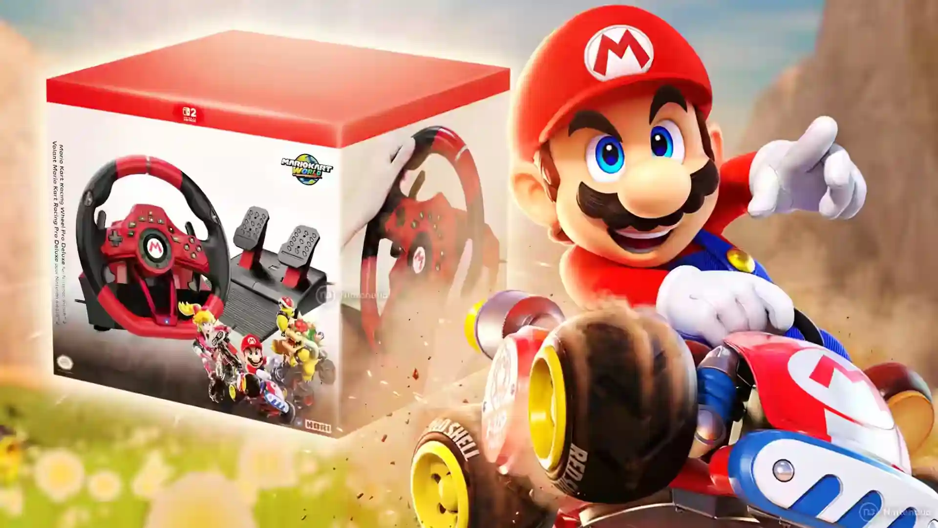 Volante Oficial HORI Mario Kart World Switch 2