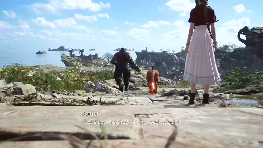 El mundo abierto de FFVII Rebirth para Switch 2.