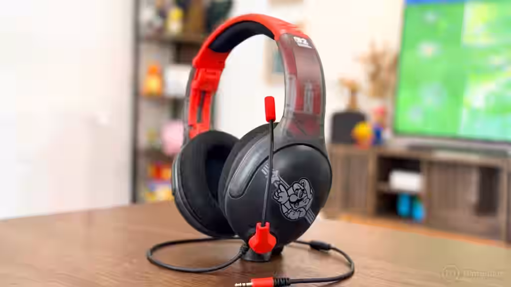 Auriculares gaming Turtle Beach con micrófono y detalle decorativo para Nintendo Switch 2